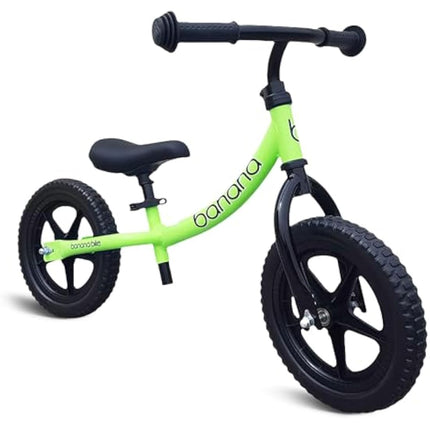 Banana Bike Balance Bikes for Kids Ages 1-5 - 29 cm Toddler Bikes with 12 Inch Wheels - Lightweight Baby Balance Bike for Boys and Girls - Easy to Ride First Bicycle for Outdoor Fun and Learning