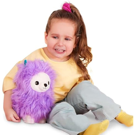 B. toys – Fluffy Plush Llama – Stuffed Animal Soft & Colorful Toy for Baby, Toddler, Kids – Fluffy Funkies – Lola Llama – 0+ Months