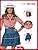Smiffys Rodeo Doll Costume, Blue with Skirt, Shirt & Hat, Cowboys and Indians Fancy Dress, Adult Dress Up Costumes