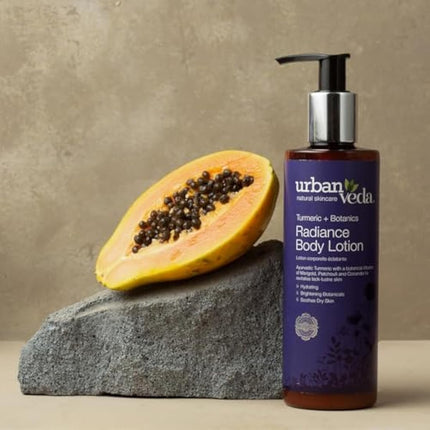 Urban Veda Radiance Body Lotion | Brightening Body Lotion for Skin Care | Body Moisturiser for Dry Skin & Dull Skin | Hydrating Body Cream with Glycerine | Moisturiser for Men & Women |2x 250 ML