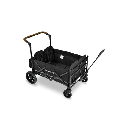 Wonderfold X4R Push and Pull Quad Stroller Wagon - Black