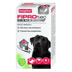 Beaphar FIPROtec COMBO Spot On for Large Dogs 3 pipettes