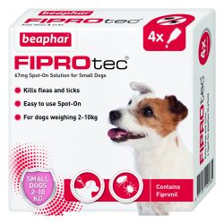Beaphar FIPROtec Spot On Small Dog 4 pipettes