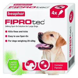 Beaphar FIPROtec Spot On Large Dog 4 pipettes