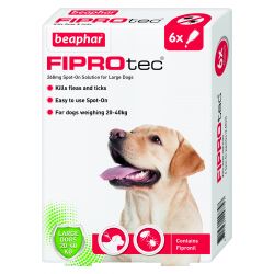 Beaphar FIPROtec Spot-On Large Dog 6 pipettes