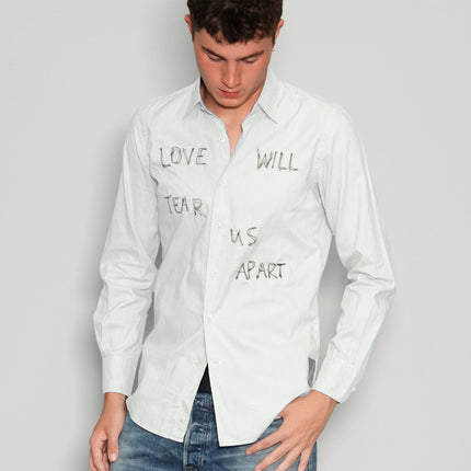 'Love Will Tear Us Apart' White Shirt