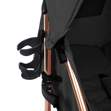 Ickle Bubba Discovery Prime Stroller Black on Rose