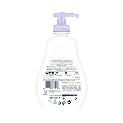 Dove Baby Calming Moisture Night Time Sensitive Wash 400ml