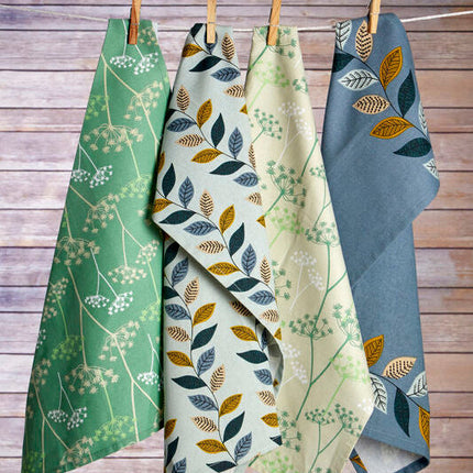 Cow Parsley Set Of Three Tea Towels