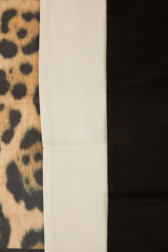 London Leo Set of 3 Tea Towels in Leopard Print