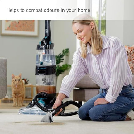 Vax Original Pet 1.5L Carpet Cleaner Solution, Stain Remover Shampoo, Citrus Burst Scent, Neutralises Pet Odours, 1-9-142054, White