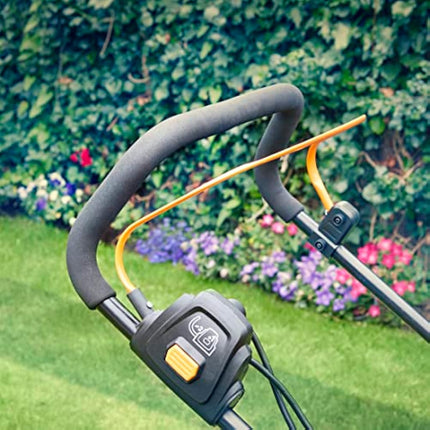 LawnMaster 1800W 40cm Electric Lawnmower with rear roller with Strimmer Set (350W 2-in-1 Grass Trimmer and Edger) 2 Year Guarantee