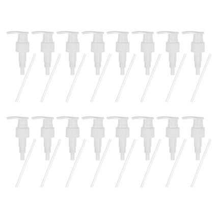 sourcing map 16 Pcs Soap Dispenser Pump Heads Soap Dispensers Top Pumps Replacement Switch Pumphead for Standard 24/410 Neck Size Lotion Shampoo