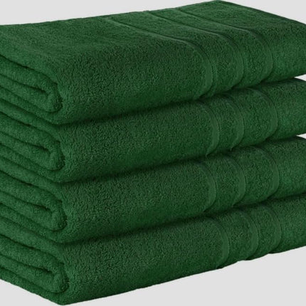 4 Pack Premium Bath Towels Set, 27x54 inches, Soft Absorbent Lightweight Bathroom Cotton Terry Towel Quick Dry Towel for Bathroom, Beach, Pool, Hotel,