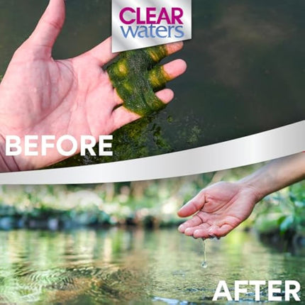 ClearWaters Blanket Weed Treatment for Ponds – 10L Bucket to Treat 100,000 L/Maintain 800,000 L– Quick Action Pond Weed Treament for Blanket Weed – Pond Cleaner Safe for Fish and Wildlife