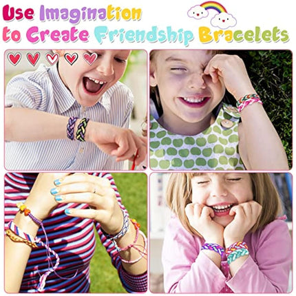 modacraft Friendship Bracelet Making Toys for Girl , Friendship DIY Craft Kit for 8-14 Years Old Kid Jewellery Making Kits Birthday Gifts , Present for Girls