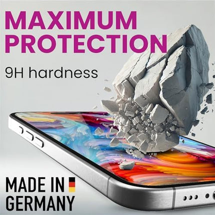 atFoliX Plastic Glass Protective Film compatible with Asus ZenScreen Touch MB16AMT, 9H Hybrid-Glass FX Screen Protector