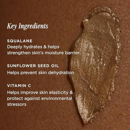 + Lux Unfiltered N°10 Blurring Body Glow Lotion - Instant Body Shimmer Lotion that Blurs Imperfections and Hydrates with Shea Butter, Squalane & Vitamin C - Vegan, Cruelty Free, Fragrance Free