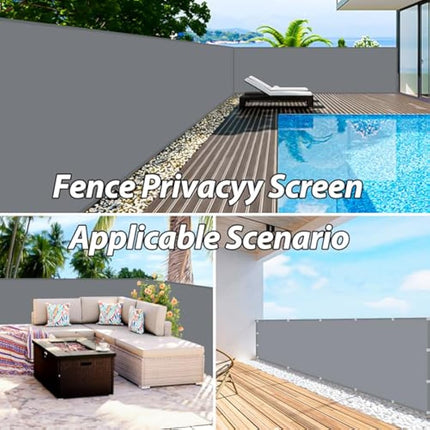 IMSGVIFO Awning Waterproof with Eyelets, UV Protection Sun Protection, Weather Protection, Weather Resistant, Parasol Awning for Patio Roof, Balcony, Conservatory, Swimming Pool, Dark Grey, 4 x 4 m