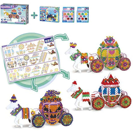 Aquabeads 3D Crystal Carriage Set, Art & Craft bead kit 31363