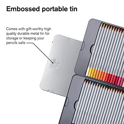 Winsor & Newton Studio Collection Colouring Pencils, 48 Soft Core Drawing Pencils, Premium Artist Quality, for Sketching, Blending, Shading and Layering