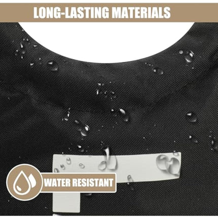 DOKEHOM 90L Large Laundry Basket, Collapsible Laundry Bag, Freestanding Tall Clothes Hamper, Foldable Washing Bin (Black)