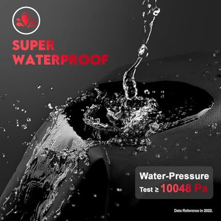 Zettum Bike Cover for 1 Bikes - Stationary Bike Covers for Outside Storage Waterproof Outdoor & Heavy Duty, 600D PU Coating Bicycle Covers for 1 Bike Mountain Bikes, Road Bike, Beach Cruiser Bike