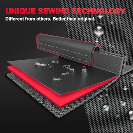 Zettum Bike Cover for 1 Bikes - Stationary Bike Covers for Outside Storage Waterproof Outdoor & Heavy Duty, 600D PU Coating Bicycle Covers for 1 Bike Mountain Bikes, Road Bike, Beach Cruiser Bike