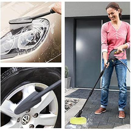 Stream Pressure Washers Jet Washer for Patio, 135Bar 1650W 420L/H Portable Power Washers with Brush, Electric High Power Washer Car Washing Machine, Garden Cleaning Machine for Driveway