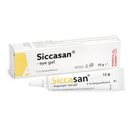 Siccasan Intensive Dry Eye Gel with Carbomer and Dexpanthenol | Corneal Gel & Eye Lubricant | Eye Gel for Dry Eyes| Relief against Irritated and Sore