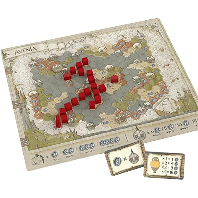 Alderac Entertainment Group | The Guild of Merchant Explorers Board Game in English for All Family | Strategic and Competitive Game for 1-4 Players | Establish New Cities