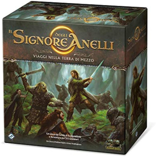 Asmodee-The Lord of the Rings Travel to Middle-Earth, Table Game Colour, 10700