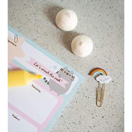 Grupo Erik Weekly Planner A4 - Pusheen Cat Stationery | Daily Planner Family, Desk Calendar, 54 Tear Off Pages Notepad | Pusheen Gifts, Pusheen Merchandise