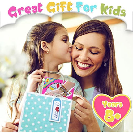 modacraft Friendship Bracelet Making Toys for Girl , Friendship DIY Craft Kit for 8-14 Years Old Kid Jewellery Making Kits Birthday Gifts , Present for Girls