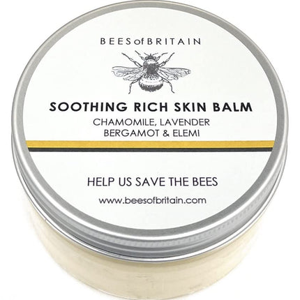 BEES of BRITAIN - 100% Natural Skin Balm - Shea, Cocoa Butter, Beeswax. Repairs, Soothes, Hydrates. We Donate 5% of our Profit to Save Bees +