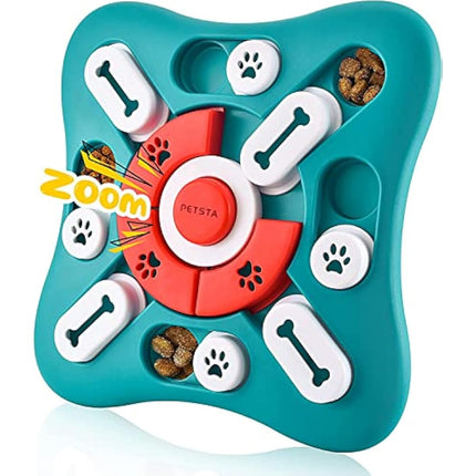 LUKITO Dog Puzzle Toys, Interactive Dog Toys for Dog Birthday, Dog Toys for Boredom for Dog Puzzle, Slow Feeder Dog Bowl for IQ Training and Brain Stimulation, Dog Treat Toy Squeaky with Puppy Toys