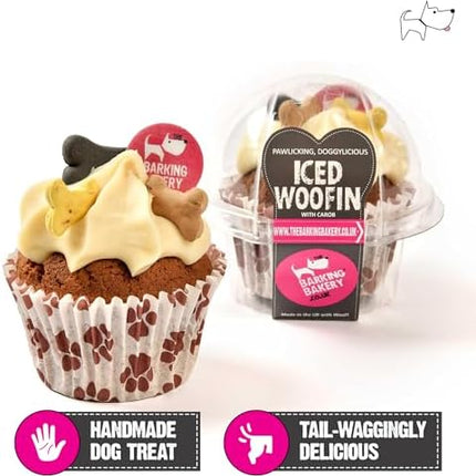 DOG BIRTHDAY CAKE Dog Food | Dog Biscuits Dog Treats Puppy Treats. Dog Training Treats Puppy Training Treats. Bakery Fresh Dog Treat. Vanilla Woofin With Frosting Dog Birthday Present (Vanilla)