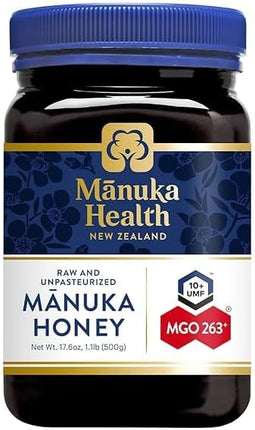 Manuka Health MGO 250+ Manuka Honey 250 g, 100 Percent Pure New Zealand Manuka Honey with Methylglyoxal
