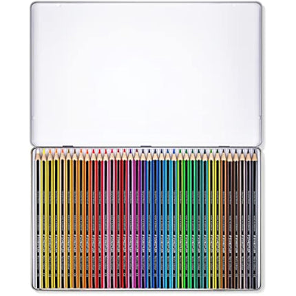 STAEDTLER 185 M36 Noris Colour Colouring Pencils - 36 Assorted Colours (Tin of 36 Pencils)