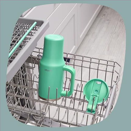 Contigo Streeterville Tumbler 1200 ml with Handle, Stainless Steel Vacuum Insulated Water Bottle with Straw and Lid, Cold for 29 Hours, Travel Mug, Thermal Flask, BPA Free