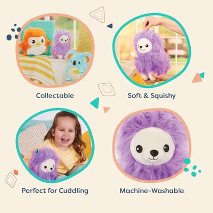B. toys – Fluffy Plush Llama – Stuffed Animal Soft & Colorful Toy for Baby, Toddler, Kids – Fluffy Funkies – Lola Llama – 0+ Months