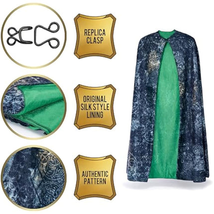 WOW! STUFF Harry Potter Real FX Junior Invisibility Cloak | Official Wizarding World Dress Up Cosplay Gifts and Toys | Role Play Cape and Costume Accessory for Harry Potter Fans, Girls and Boys