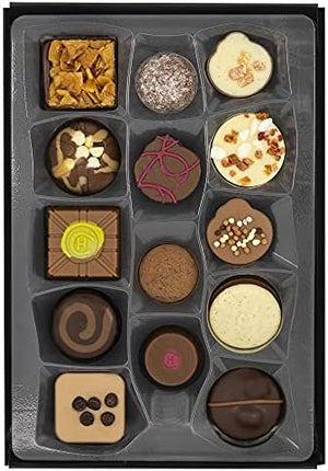 Hotel Chocolat Everything H-box - 14 Milk, White And Dark Chocolates, 185g - Chocolate Gifts For Birthday, Thank You, Congratulations, Anniversary