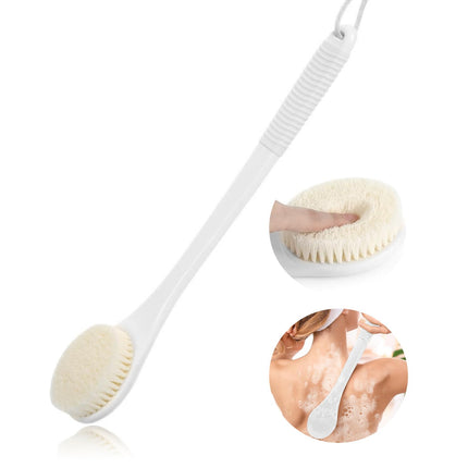 ROLIZOE 17-Inch Back Scrubber for Shower, Anti-Slip Exfoliating Body Brush for Bath, Gentle Back Brush for Shower for Men, and Women, Cleaning Skin
