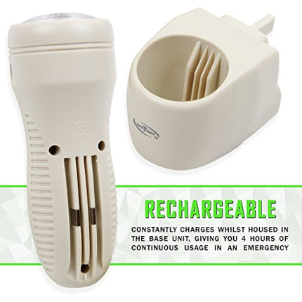 *NEW* 3-in-1 Rechargeable Torch, Automatic Night Light & Emergency Power Cut Light. As seen on BBC's"Dragons Den"