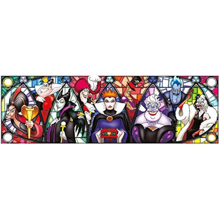 Clementoni - Disney Panorama Collection Villains - Jigsaw Puzzles 1000 Pieces Adults And Children, 10 Years Old And Up, Made In Italy, 39516,40 X 21 X 6