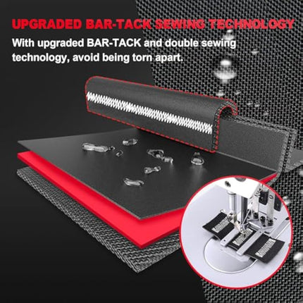 Zettum Bike Cover for Transport 1 Bikes - Bike Covers for Outside Storage on Rear Bike Rack Waterproof Outdoor & Heavy Duty, 600D PU Coating Bicycle Rack Covers for 1 Bikes on Car Hitch Travel Storage