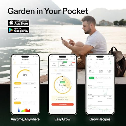 VIVOSUN Grow Lamp 100 W Full Spectrum Plant Lamp with Samsung Diodes Grow Light for Indoor Plants Seedling Vegetative and Flower in 60 x 60 cm, 90 x 90 cm Grow Tent, Greenhouse VS1000E Pack of 2