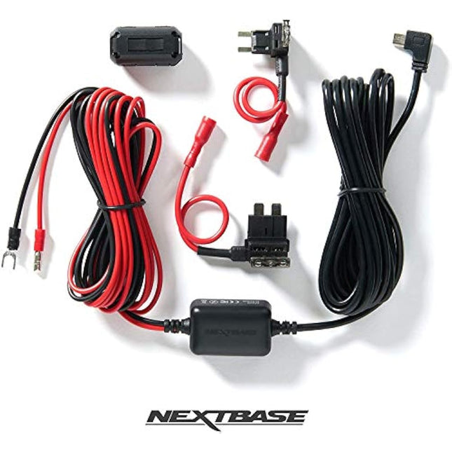 Nextbase Series 2 Hardwire Kit – Compatible with 122, 222, 322GW, 422GW, 522GW, 622GW Dash Cams – Hidden Cable for Tidy Installation – 5m Power Lead – Easy Install – Inbuilt Voltage Limiter