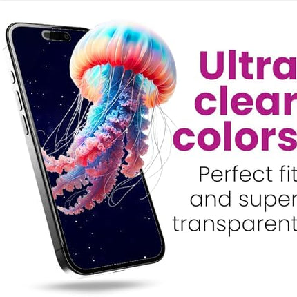 atFoliX Plastic Glass Protective Film compatible with Asus TUF Gaming VG289Q1A, 9H Hybrid-Glass FX Screen Protector